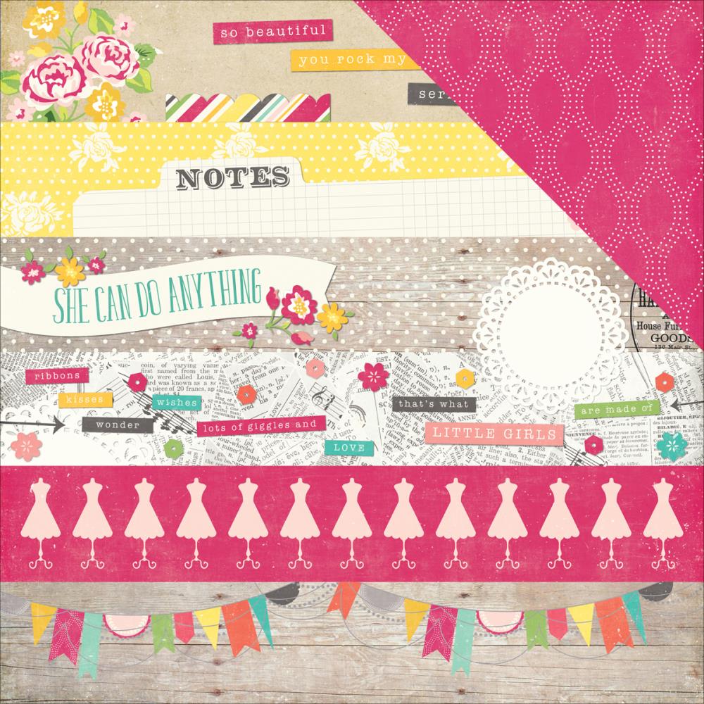 ECHO PARK Petticoats & Pinstripes - Border Strips (girl)