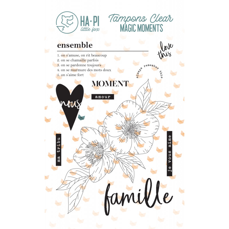 Tampons clear - Famille je vous aime
