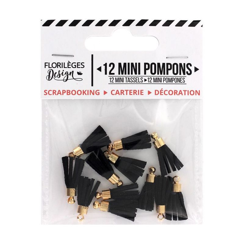 Mini Pompons - CARBONE