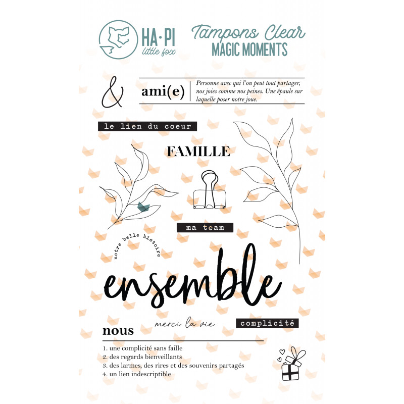 Tampons clear - Le lien du coeur