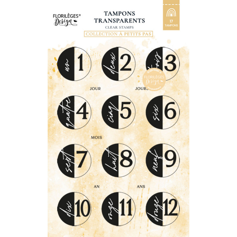 Tampons clear - Pastilles numrotes
