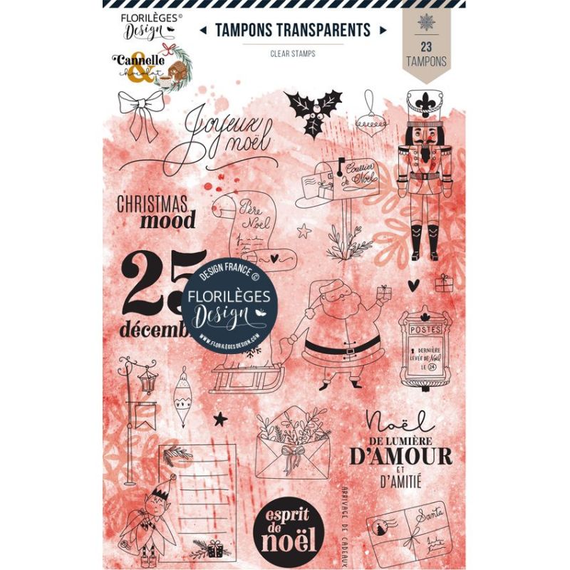 Tampon clear - Esprit de Noël Tampon clear - Esprit de Noël