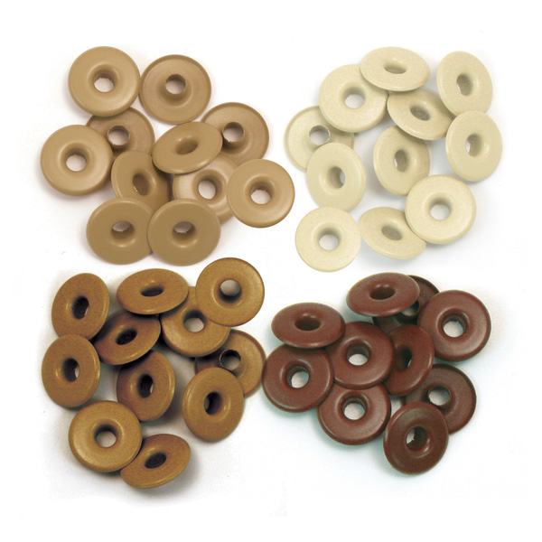 Large oeillets - Marron