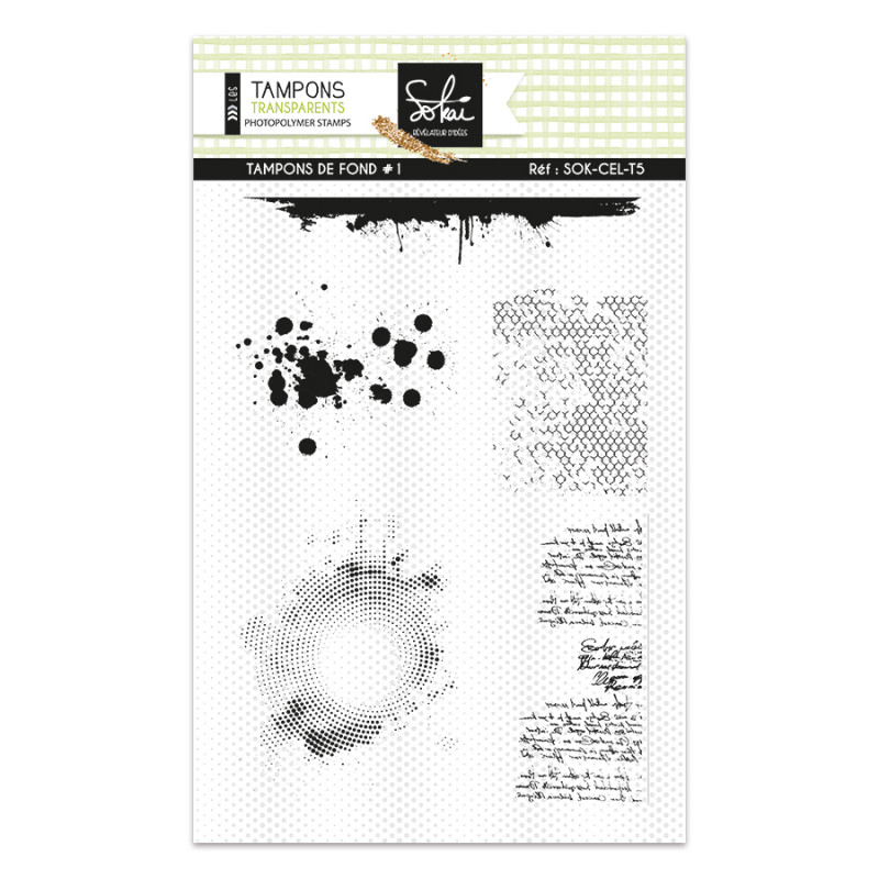 SOKAI - Planche tampons clear  SOcelebrate Fond 1