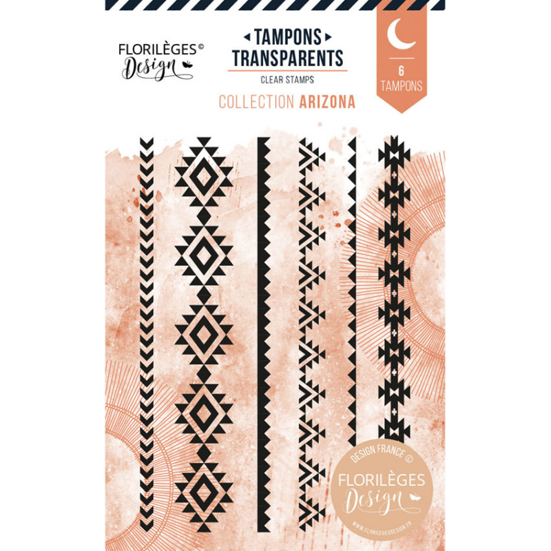 Tampon clear - Frises ethniques