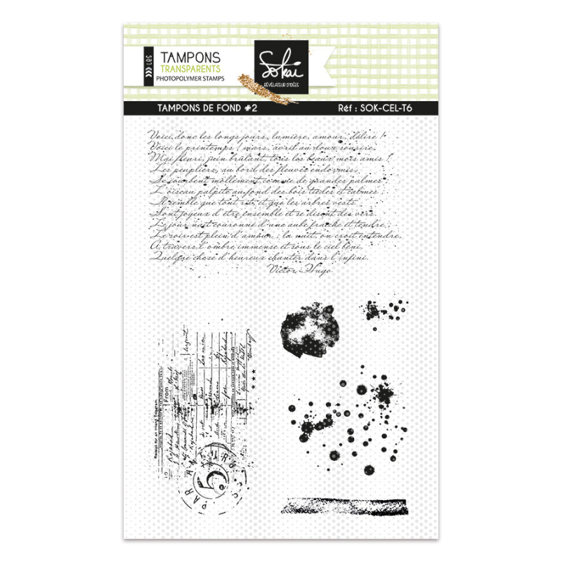 SOKAI - Planche tampons clear  SOcelebrate Fond 2