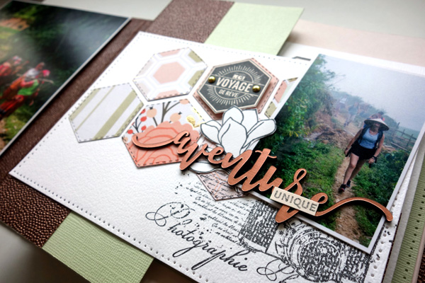 Mot Aventure en acrylique Rose Gold (Scrapmouset)