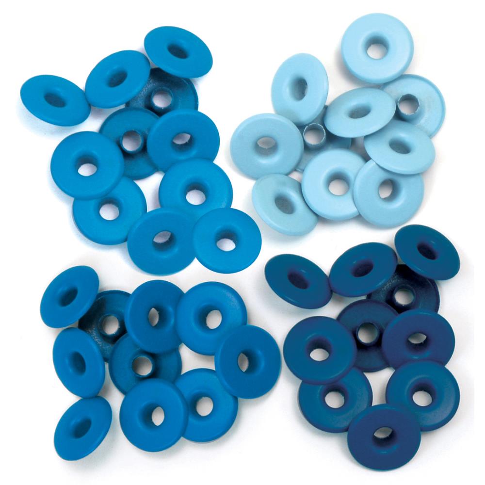 Large oeillets - Bleu