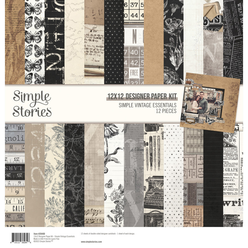 SIMPLE STORIES - Simple vintage essentials Pack 30 x30