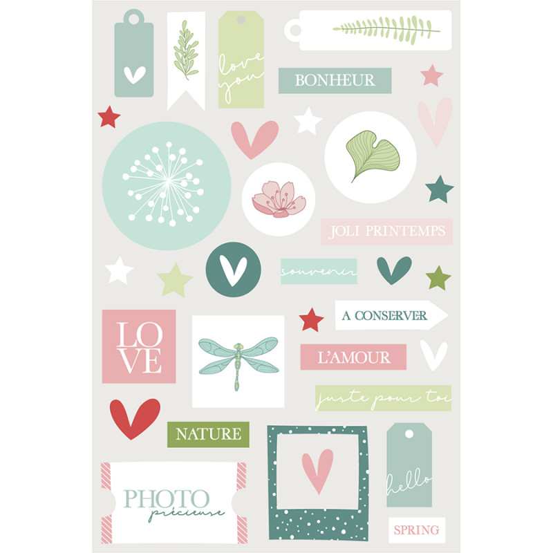 HA.PI Little fox - Stickers relief HANAMI