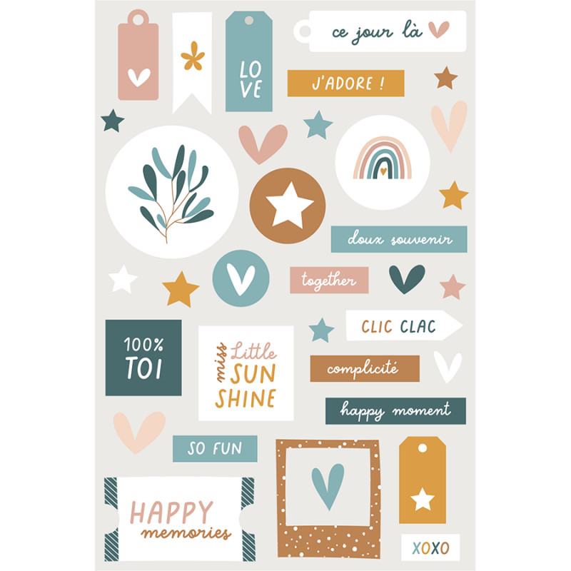 HA.PI Little fox - Stickers relief LE MONDE DHAPI