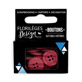 Boutons Carmin