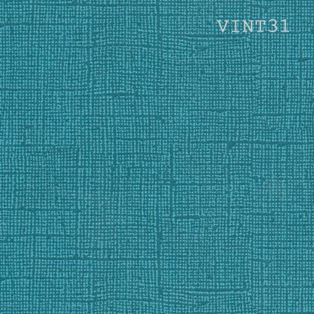 Cardstock uni vintage - bleu canard