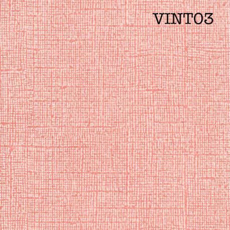 Cardstock uni vintage - corail