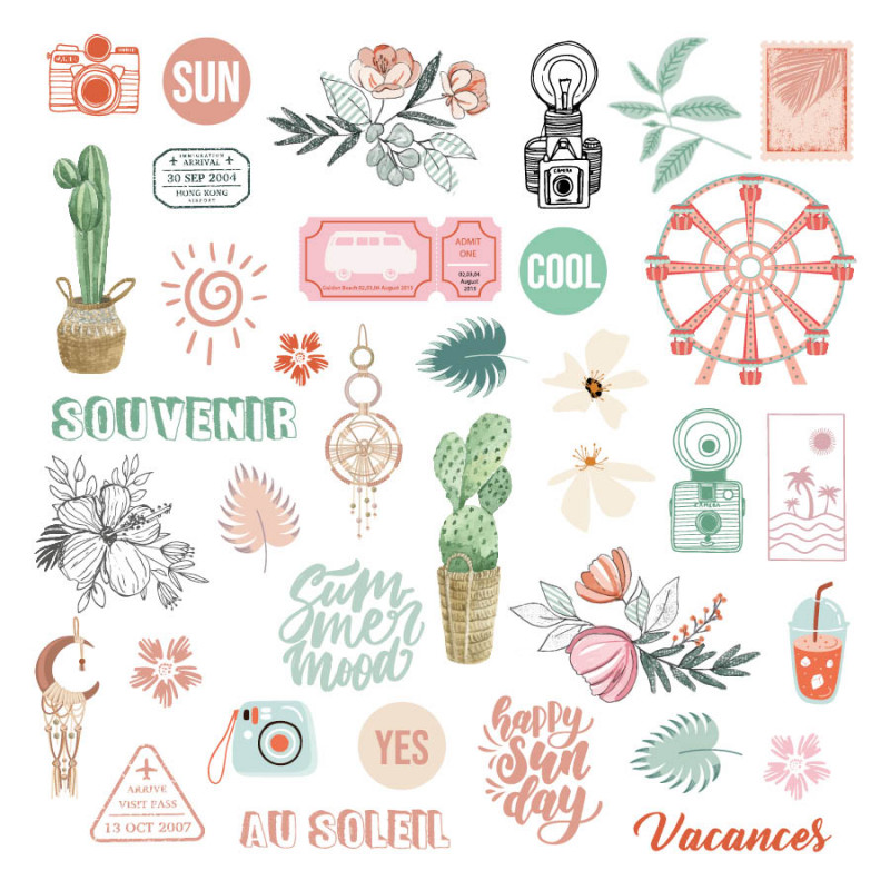 Die cuts calques - Bonjour lt