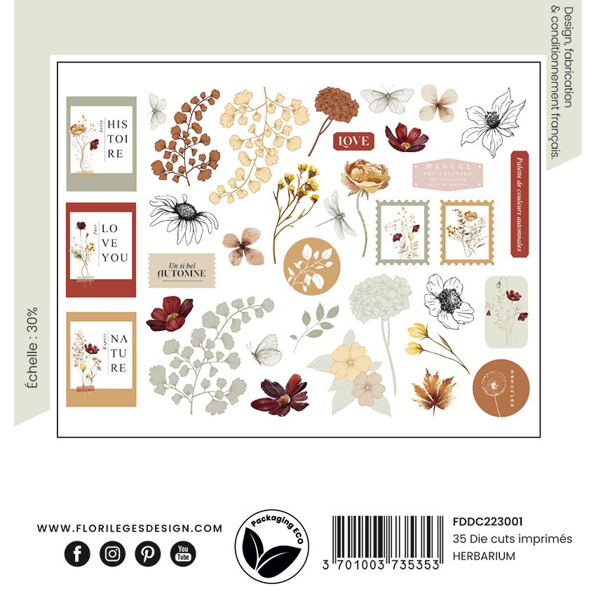 FLORILEGES - Die cuts HERBARIUM