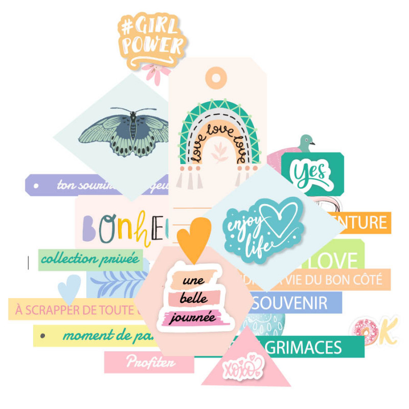 Die cuts - RAINBOW