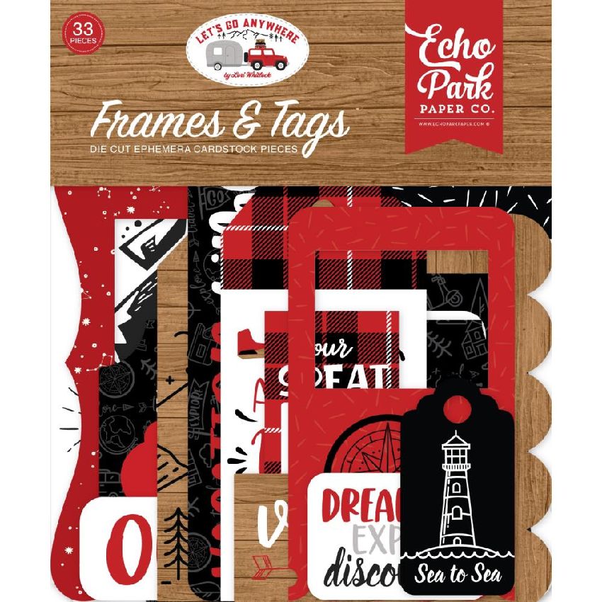 ECHO PARK Lets go anywhere - Frames & tags