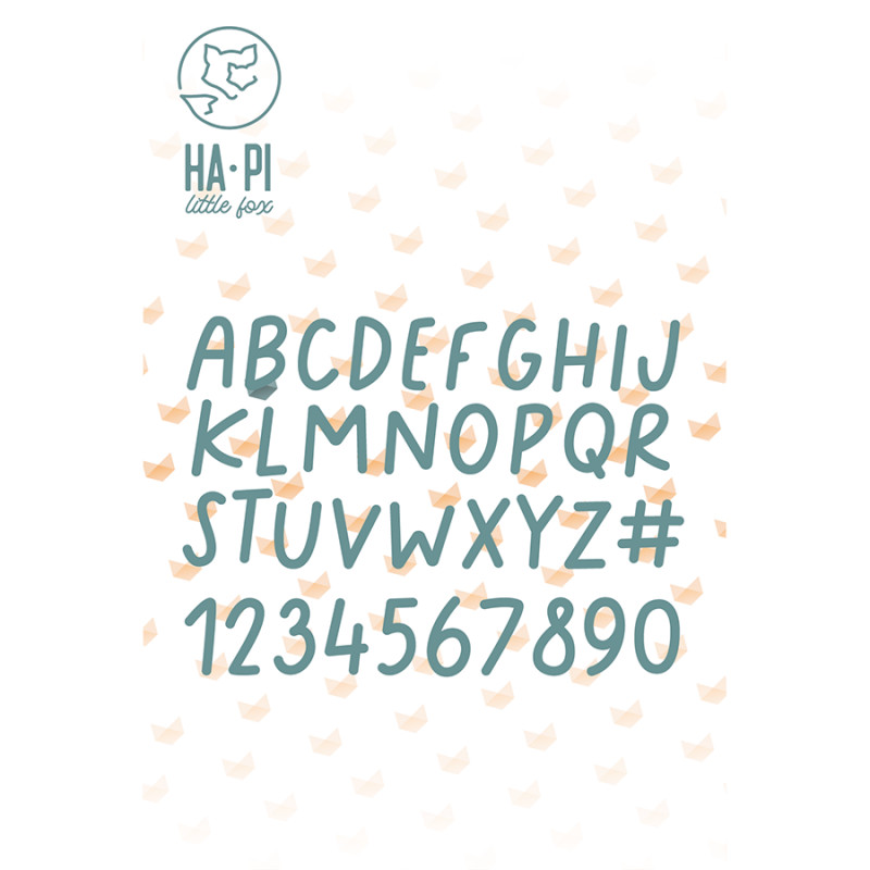 Die HA.PI Little fox - Hapi alphabet