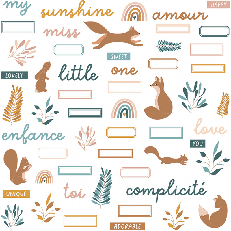HA.PI Little fox - Die Cuts Le monde dHapi