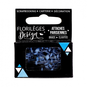 Mini attaches parisiennes Bleu acier
