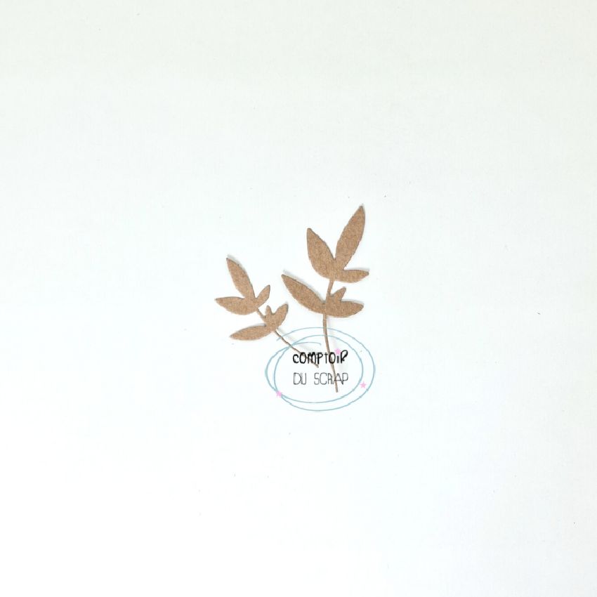 COMPTOIR DU SCRAP - Die Duo de feuillages