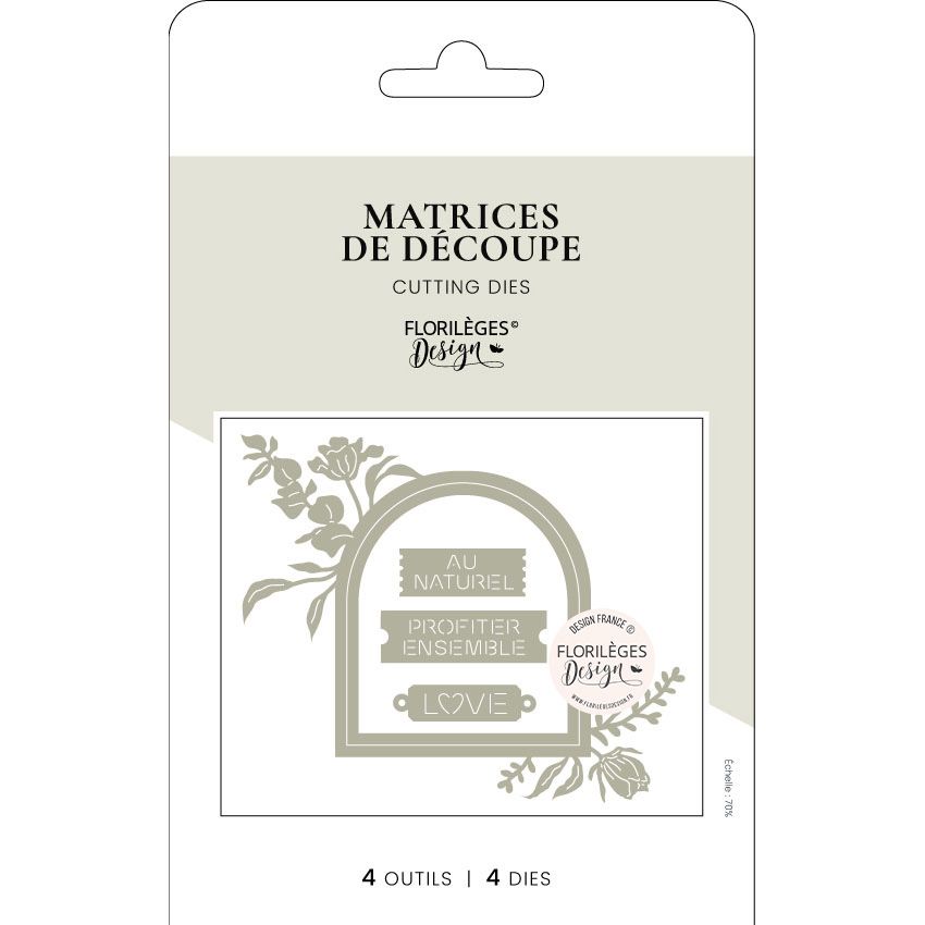 Outil de dcoupe - HERBARIUM - Arche fleurie