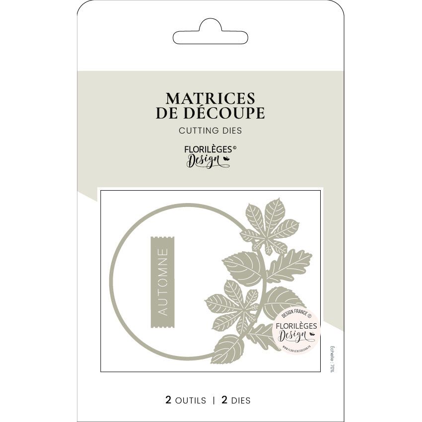 Outil de dcoupe - HERBARIUM - Composition automnale