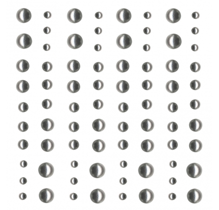 Perles adhsives ARGENT