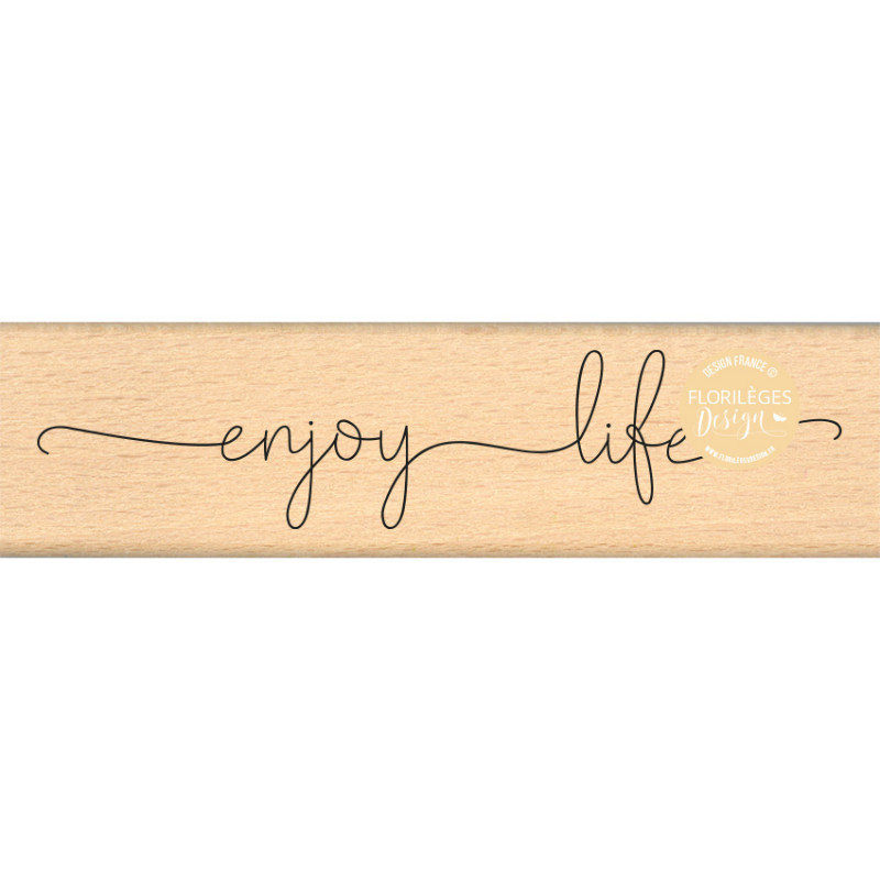 Tampon bois - Fil enjoy life