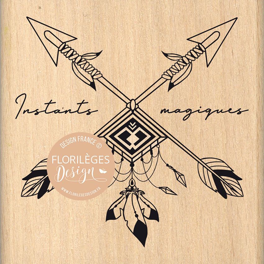 Tampon bois - Instants Flchs