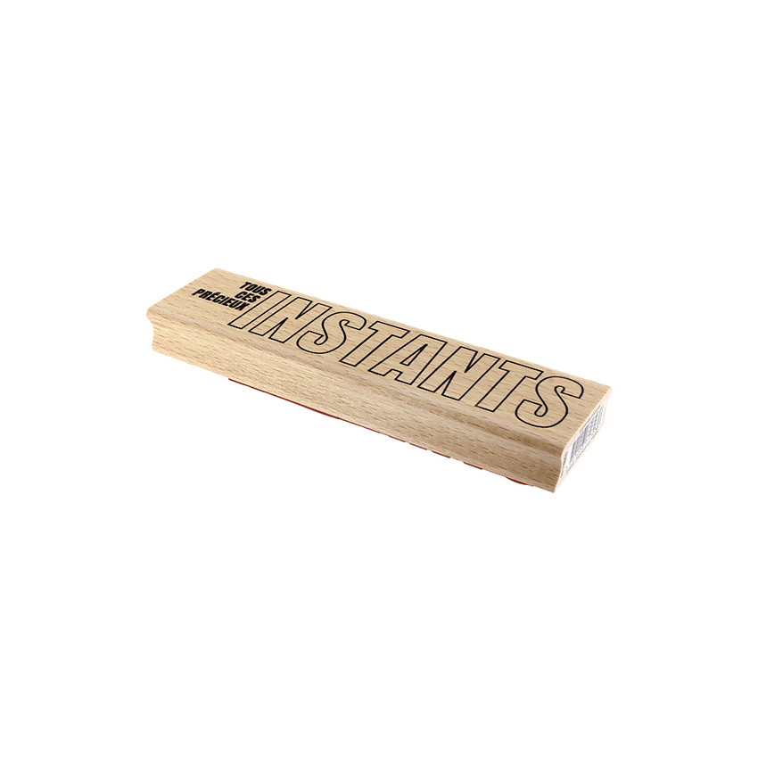 Tampon bois - Si grands instants Tampon bois - Si grands instants