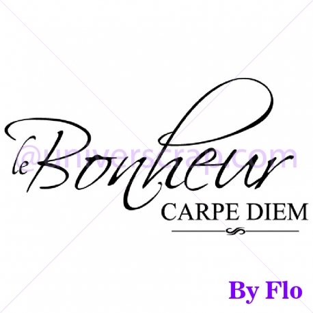 Tampon - Bonheur carpe diem