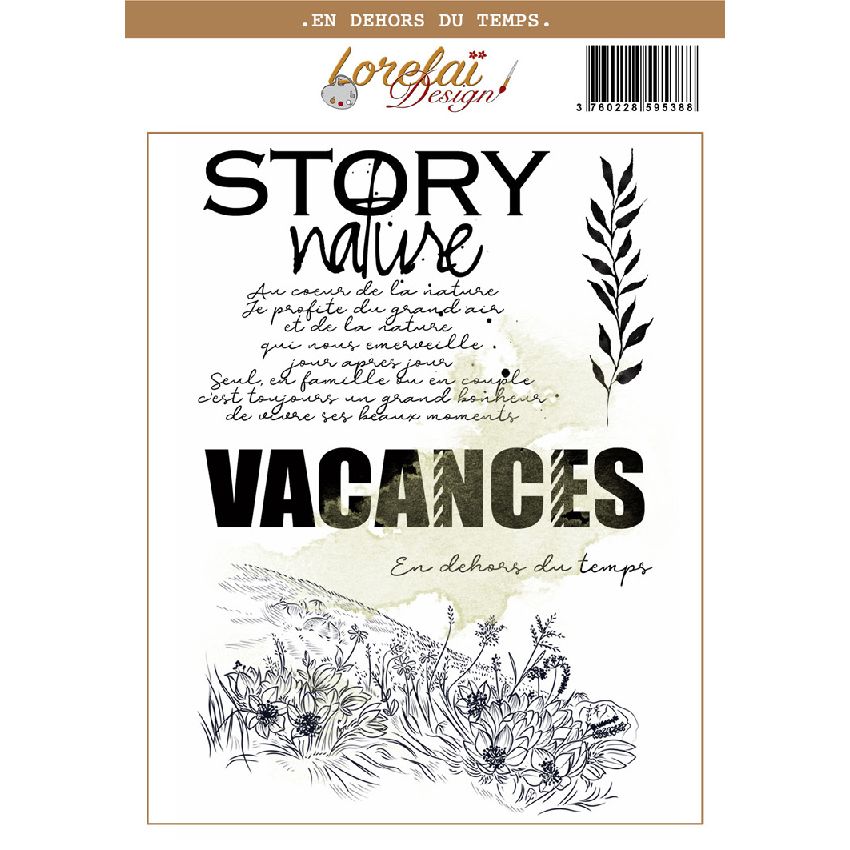 LORELAI DESIGN - Planche tampons clear En dehors du temps