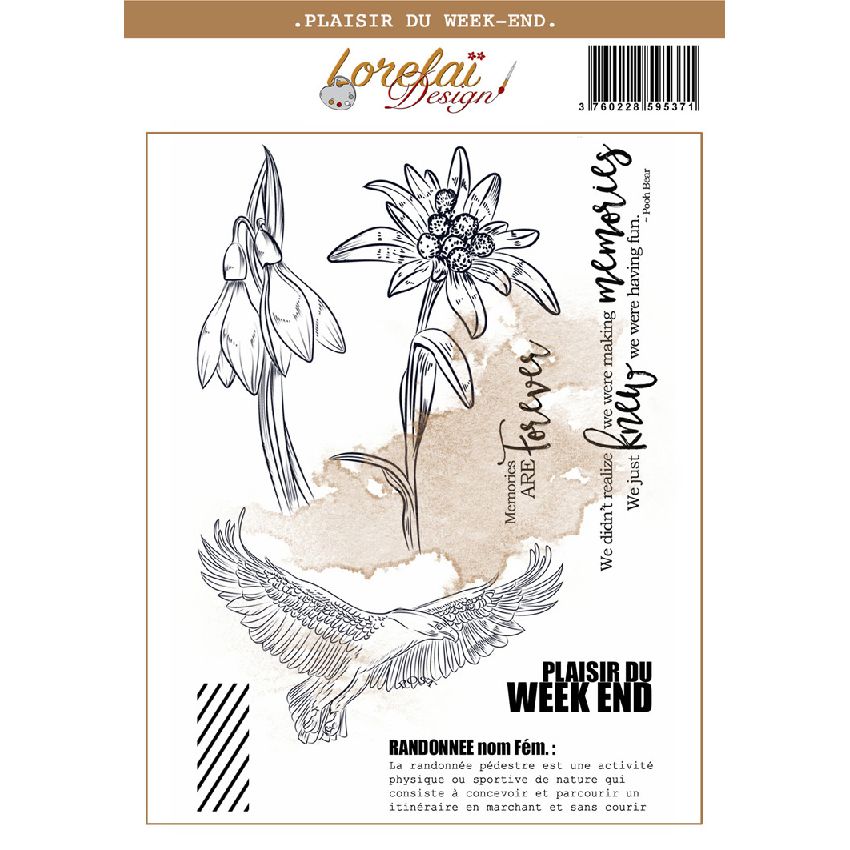 LORELAI DESIGN - Planche tampons clear Plaisir du WE
