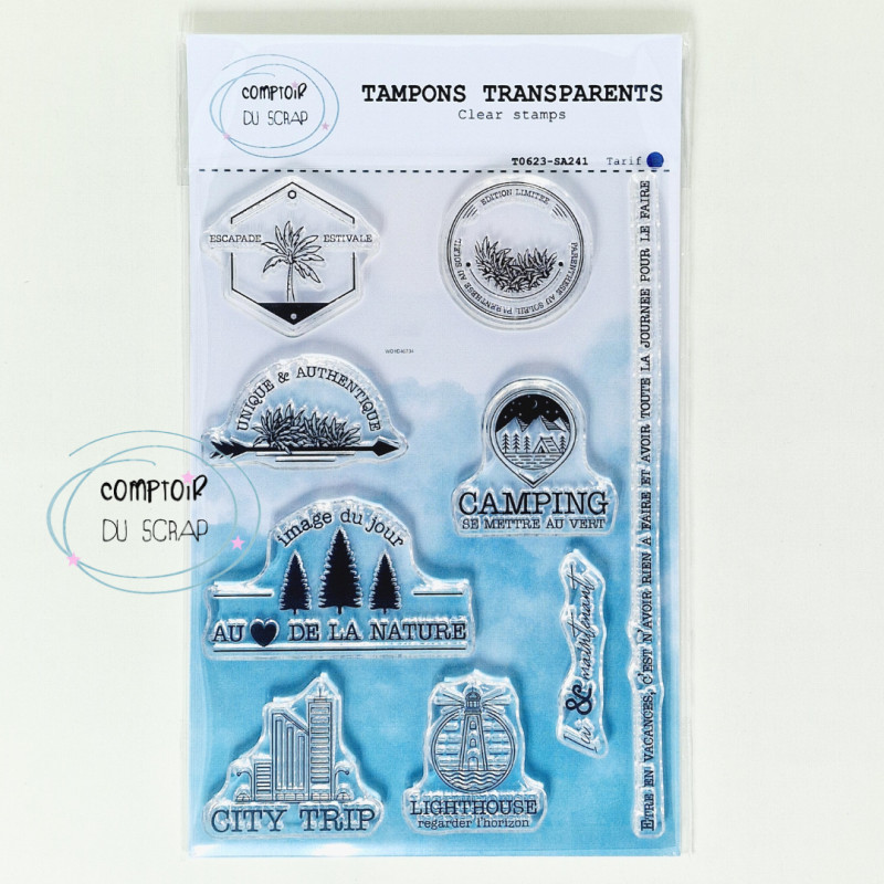 COMPTOIR DU SCRAP - Tampon Logos