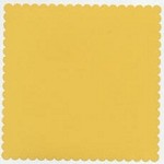 Bazzill Mini Scallop Yellow