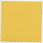 Bazzill Mini Scallop Yellow